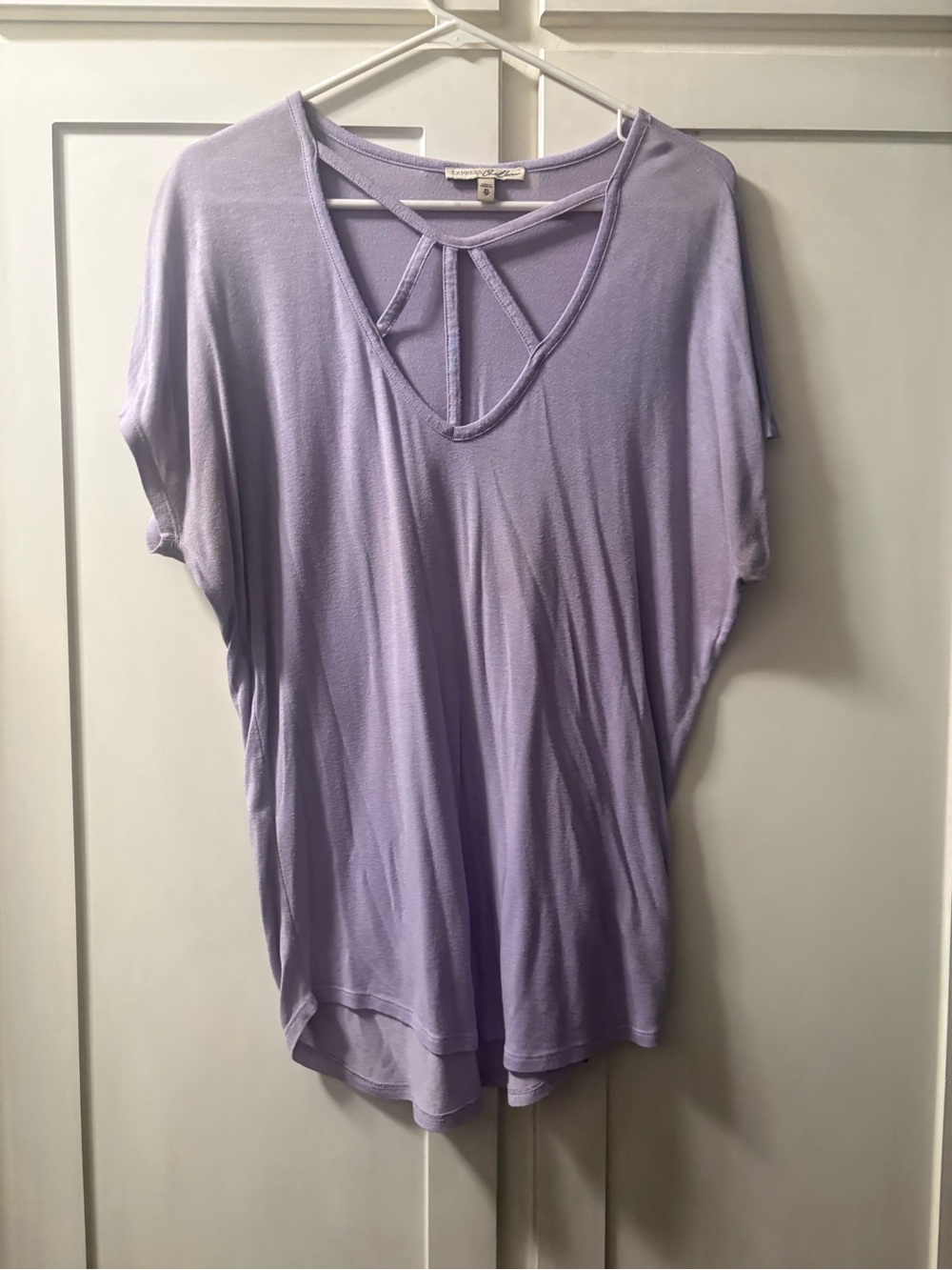 Express Lavender Women's Top
